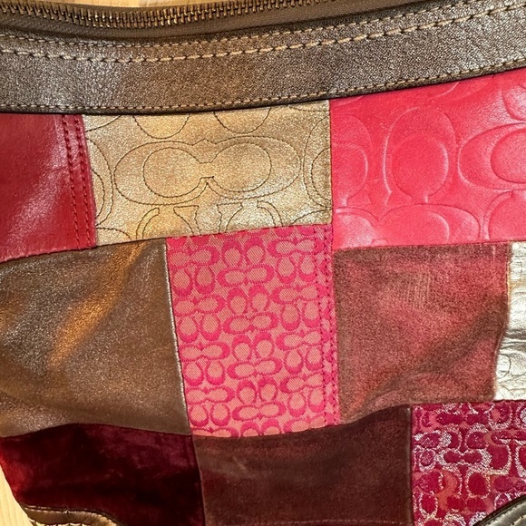 COACH Patchwork Crossbody Purse w/ Wristlet - Picture 6 of 7